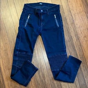 Hudson size 29, motorcycle jeans